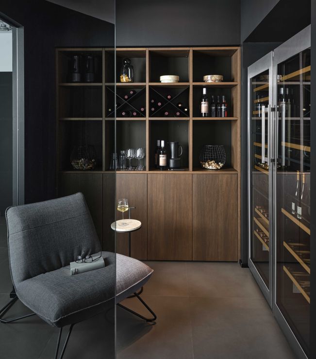 Ewe Concreto Beton Sand Wein Degustationsraum